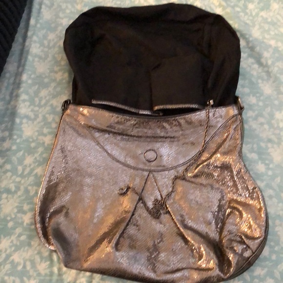 (Gifted) Botkier Metallic Snake Skin Hobo - Picture 7 of 8